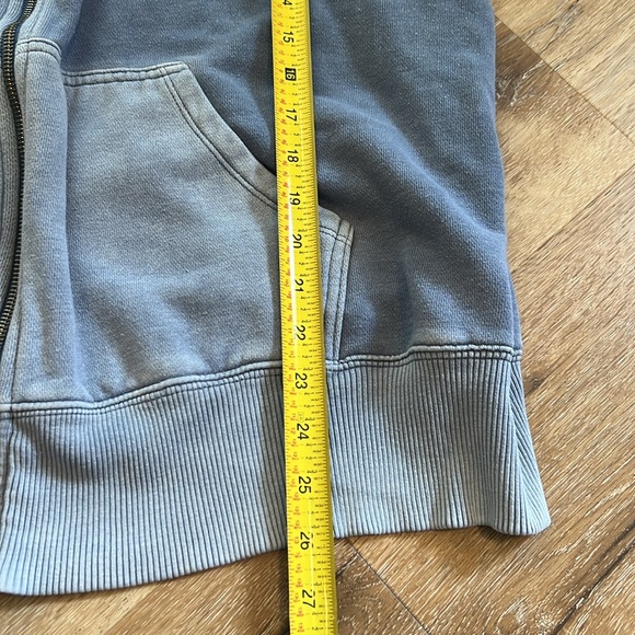 Aerie Light Blue Hoodie Zip Up Size Small - Picture 4 of 9